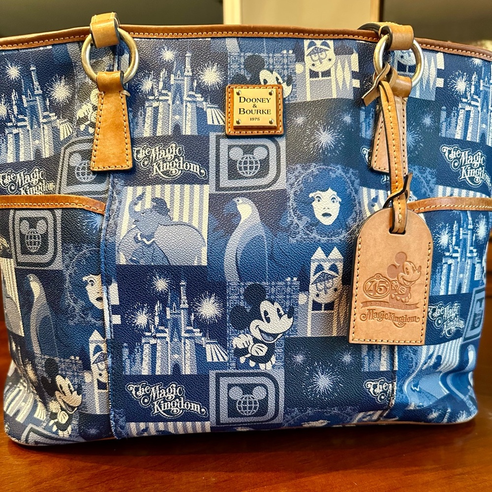 Dooney & Bourke Disney Magic Kingdom 45th Anniversary Tote Bag